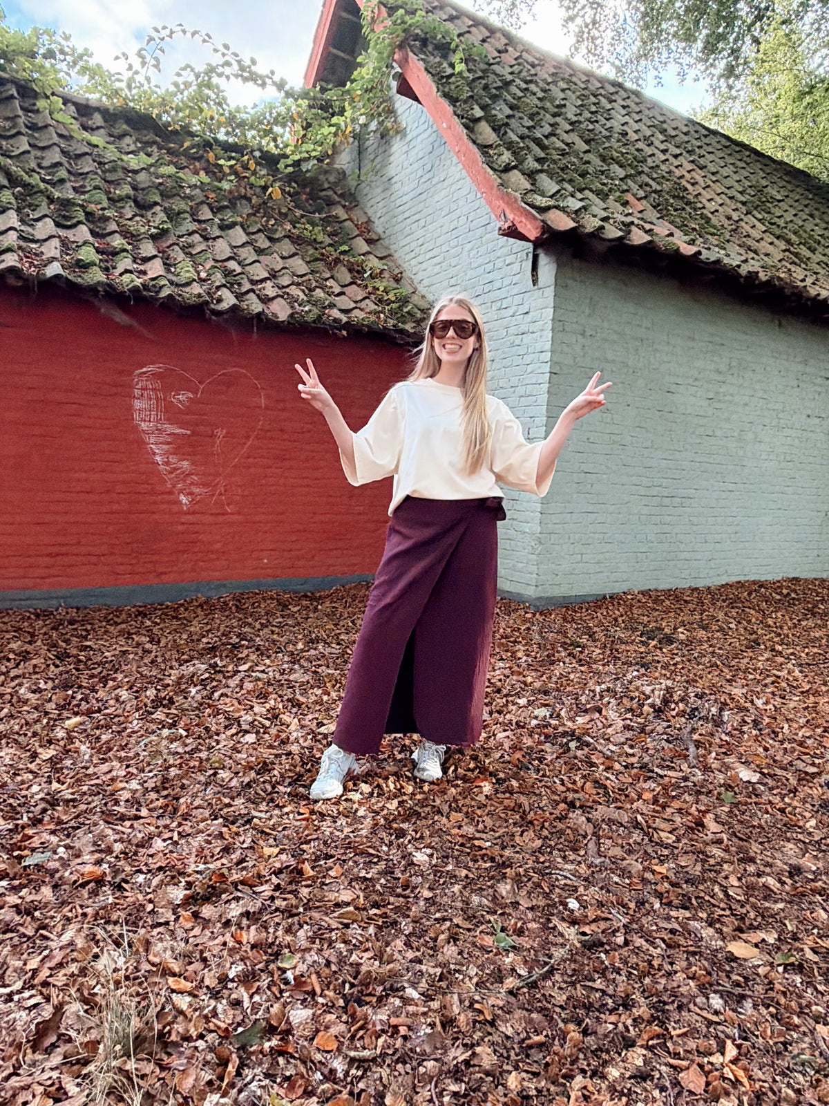 JUNE LONG SKIRT - BURGUNDY