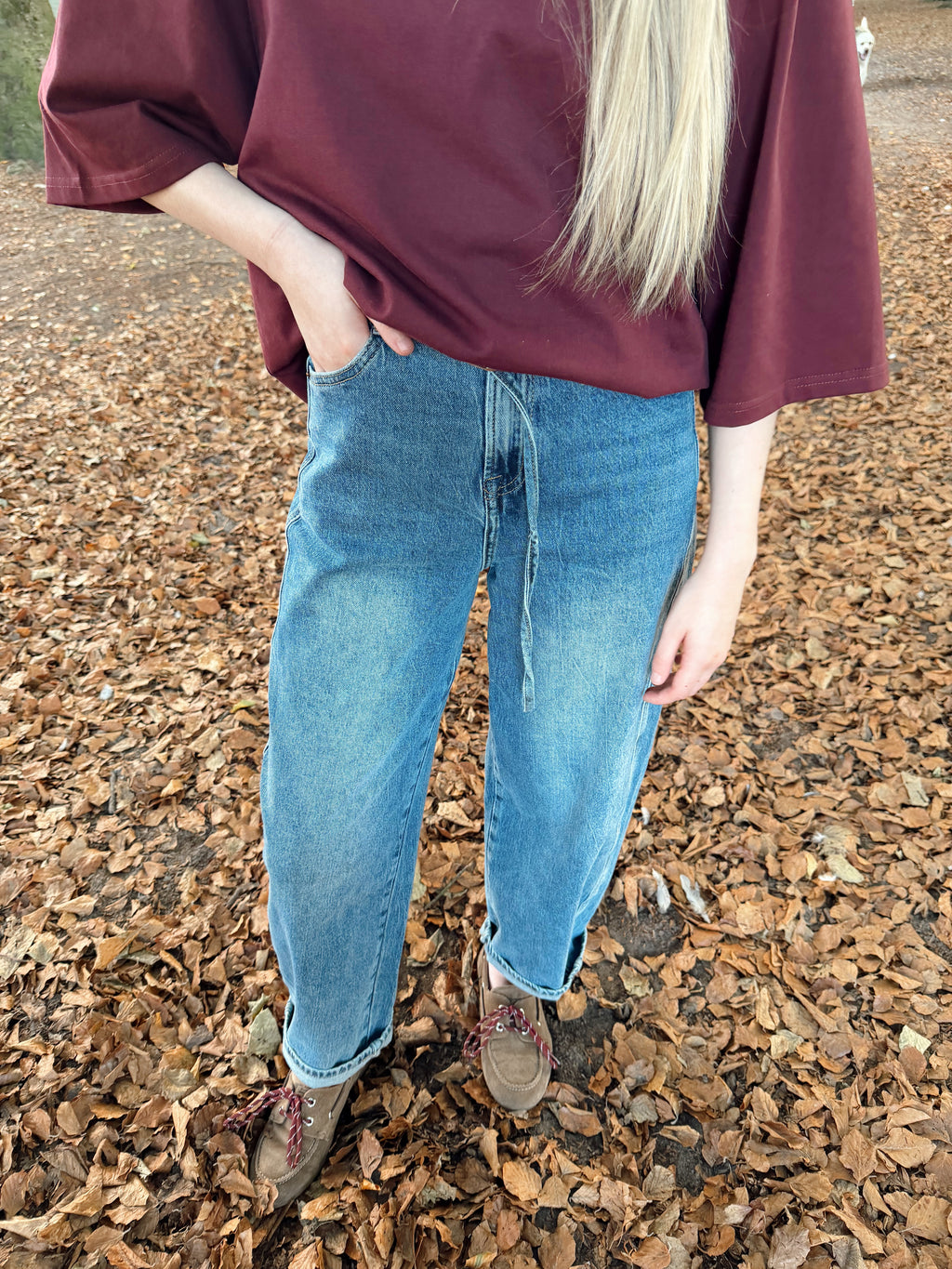 GIGI BARREL JEANS