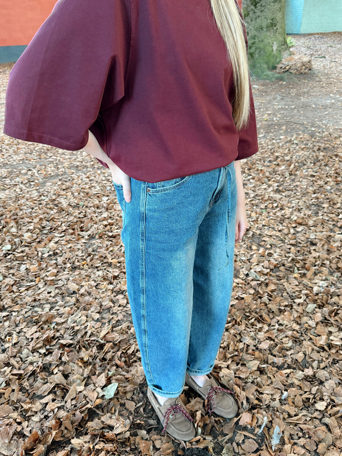 GIGI BARREL JEANS