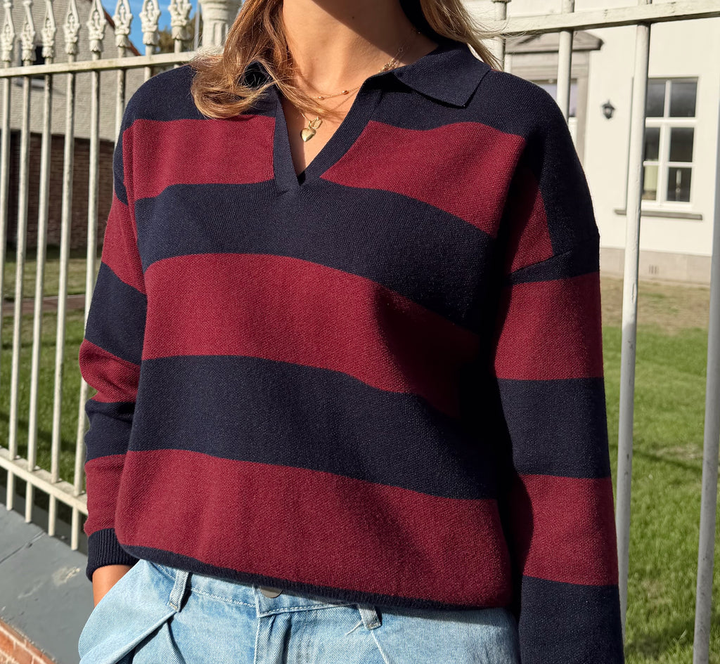 LOU STRIPED KNIT